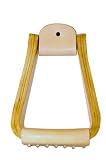Metalab Roger Branch 4 Wooden Roping Stirrups - 4