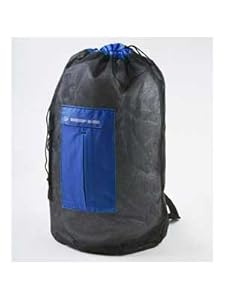 Deep See Heavy-Duty Mesh Backpack (Black/Royal Blue)