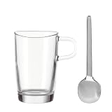 LEONARDO 097944 Latte Macchiato Becher mit L&ouml;ffel Set 12-teilig