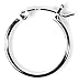 1.5mm Snap Post Hoop Earrings, Size: 1.5mm x 10mm