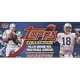 2000 Topps Football Factory Sealed 400 Card Set. Loaded with Rookies and Stars Including Chad Pennington, Brian Urlacher, Shaun Alexander, Favre, Emmitt, Warner, Unitas, Marino, Moss, Manning, Rice, Aikman and Many More.