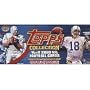 2000 Topps Football Factory Sealed 400 Card Set. Loaded with Rookies and Stars Including Chad Pennington, Brian Urlacher, Shaun Alexander, Favre, Emmitt, Warner, Unitas, Marino, Moss, Manning, Rice, Aikman and Many More.