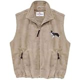 Men's Lined Border Collie Fleece Vest