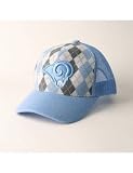 NFL St. Louis Rams Reebok Blue Argyle Trucker Style Baseball Hat Cap