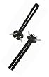 Opex - BR1280P - Bracelet Cuir Noir - Pour modèle Collection Sable