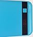 [ULTRA LIGHTWEIGHT] Power-Gem Portable Charger External Battery Pack LCD Display Flashlight 10000mAh Ultra Light (5.47 oz) Quick Charge Power Bank Dual USB for Phones Tablets (blue)