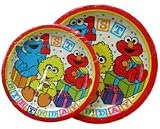Sesame Street Party Plate x 8 pcs - Elmo Dinner Plates