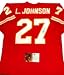 Larry Johnson Autographed Kansas City Chiefs NFL Jersey
