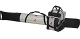 IMAGE OF Athalon Two-Piece Ski and Boot Bag Combo (Silver/Black, 185 cm)