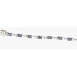 14K White Gold Tanzanite and Diamond Bracelet