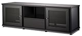 Salamander Synergy 236 A/V Cabinet w/ Two Doors & Media Drawer (Black/Black)