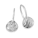 Black and White Rutilated Quartz Pear Shaped Drop Earrings. Order Now!