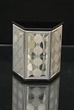 Mahogany and Silver Charity Box