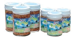 美山フーズの山わさび醤油漬け・辛いべさぁ！１８０ｇ×６個セット