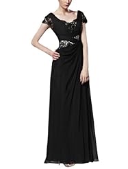 A-line V-neck Cocktail Floor Length Sleeveless Applique Pleated Beaded Homecoming Dress/Pageant Dress/Prom Dress/Party Dress/Wedding Dress 