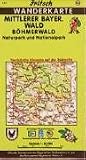 Fritsch Karten, Nr.60, Mittlerer Bayerischer Wald, B&ouml;hmerwald: Naturpark und Nationalpark - Touristische Hinweise auf der R&uuml;ckseite - Mit farbiger Wegemarkierung, Wanderparkpl&auml;tzen und Langlaufloipen - 