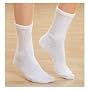 Diabetic Socks, Ultra Light, 12pair, Crew/White Size 10-13