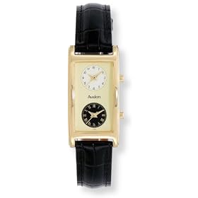Avalon Unisex World Traveler 2 Time Zone Watch # 7077-1B