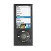Crystal Hard Rubberized BLACK Cover Case for Ipod Nano 5th Generation [WCP177]