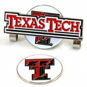 Texas Tech Red Raiders Hat Clip Golf Ball Marker