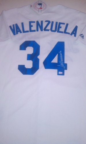 Fernando Valenzuela Signed Los Angeles Dodgers Jersey MLB Authenticated