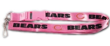 NFL Chicago Bears Lanyard, Pink