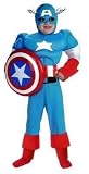  : Child Large 4-6 - Marvels Captain America Costume (Shield not included)