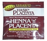 Hask Placenta Henna 'n' Placenta for Extremely Damaged Hair 57g/2oz