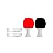 Nintendo Wii Remote Ping Pong Paddle Adapter (Remote NOT Included)