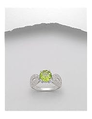 CZ Ring In 92.5 Sterling Silver