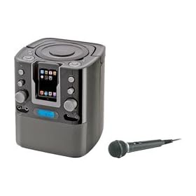 iLive Karaoke Machine with iPod Dock (Black)