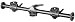 Vanguard Multi-Mount 6 Horizontal Bar for Mounting Multiple Devices on One Tripod