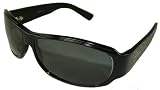 Gucci Sunglasses 1541/S 0BMN, Glossy Black with Etched Stirrups Frame / Grey Lenses