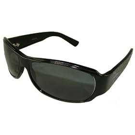 Gucci Sunglasses 1541 S 0BMN, Glossy Black with Etched Stirrups Frame Grey Lenses