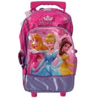 Disney Princess School Rolling Backpack : 3 Princess luggage by Disney