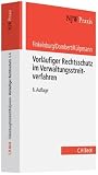 Produkt-Bild: Vorl&auml;ufiger Rechtsschutz im Verwaltungsstreitverfahren