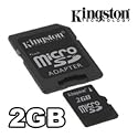 Kingston - Flash memory card - 2 GB - microSD
