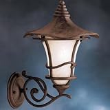 Kichler Aged Bronze Cotswold Lanterns/Wall Mounted Entrance