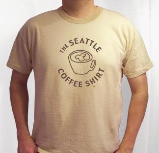 Seattle Coffee Expresso Yourself T Shirt Logo Small
