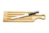 Premier Housewares 46.5 x 14 cm Rubberwood Loaf Board Wth Knife