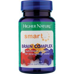 Higher Nature Smart UK Brain Complex 30 Tablets 