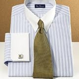 Luxury 140s White Collar Dress Shirt