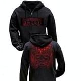 Tool 'Red Face' Black Zippered Hoodie (Medium) [Apparel]