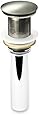 Decor Star PU-001-TB 1 5/8" Bathroom Faucet Vessel Vanity Sink Pop Up Drain Stopper Without Overflow Brushed Nickel
