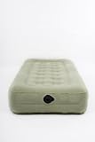 Aerobed Raised Explorer Bed with Battery-Powered Flashlight Pump, Twin