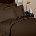 Wrinkle-Free solid chocolate King size Microfiber 