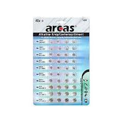 Batterie Arcas Knopfzellen-Set AG1-AG13 (40 Stk)