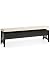Storage Bench W / Lift Top 60"w Black