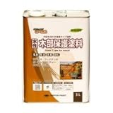 ニッペ ホームペイント 水性木部保護塗料 3L 09・ウォルナット