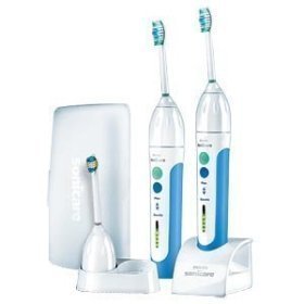 Philips Sonicare Elite 9650 Power Toothbrush Custom Care System 2 Handles, 3 Brush Heads